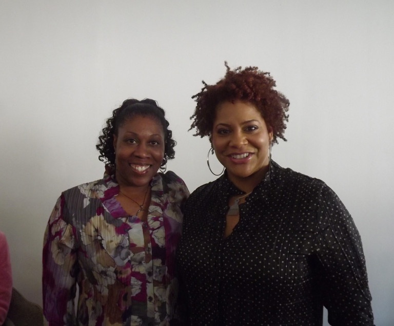 Evelyn D Brooks with Kim Coles